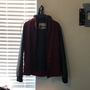 Empyre varsity burgundy jacket
